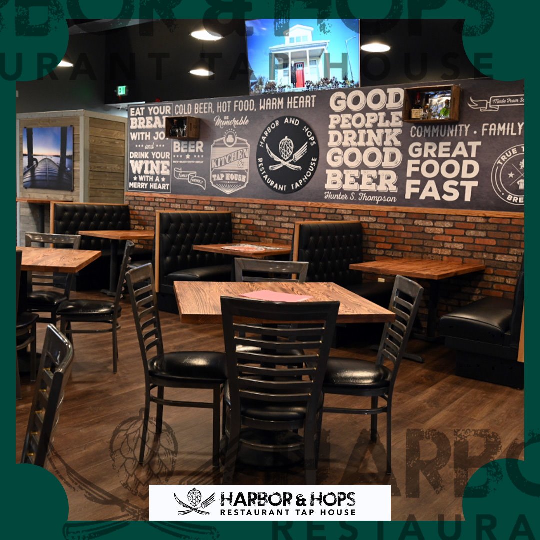 Harbor and Hops Indoor Seating