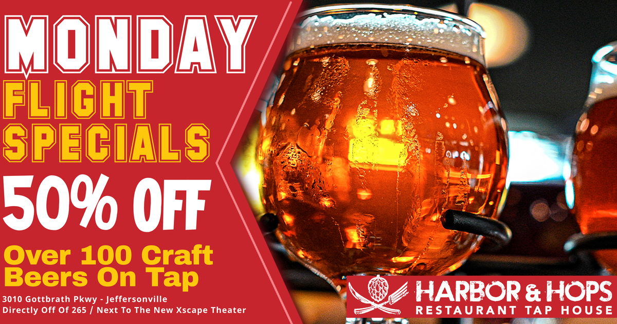 Harbor and Hops Monday Beer Specials